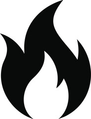 Fire flame logo vector illustration design template