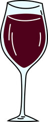 Hand Drawn Doodle of Grapes, Wine Bottles, Glasses, Corkscrews and Barrels – Winery and Vineyard Themed Vector Set