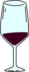 Hand Drawn Doodle of Grapes, Wine Bottles, Glasses, Corkscrews and Barrels – Winery and Vineyard Themed Vector Set