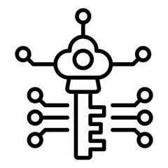 Key Encryption Icon