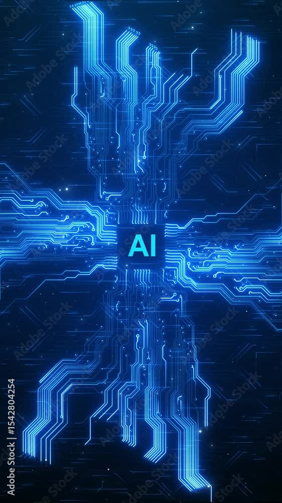 Poster hi-tech digital quantum data flow, tech background. future technology futuristic circuit design. ai,