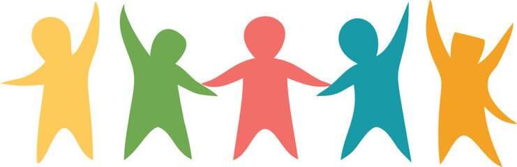 Obraz premium Children Education Logo - Happy Kids Education. Creative Children Reaching Star Education Logo. Happy kids logo vector illustration. kids concept vector illustration icon.