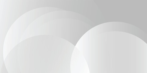 A minimalist abstract background featuring overlapping curves and circular shapes in various shades of gray, creating a smooth gradient and subtle depth vector eps10