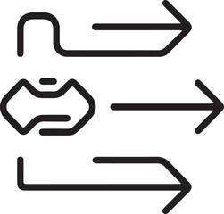 Collection of Modern Arrow Icons in Various Styles and Directions