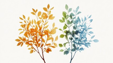 Simple visual explaining plant stress