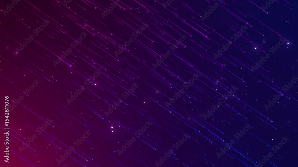 Poster abstract digital data transfer neon vertical lines particles leaving visible trails. glowing trails 