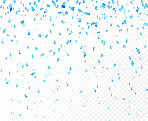 Celebration background template with blue confetti celebration, and congratulations,  luxury greeting card background