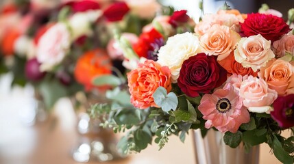Colorful floral arrangement