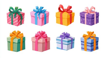 Set of Christmas gifts