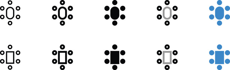 Meeting Room Seating Arrangements - Various Configurations