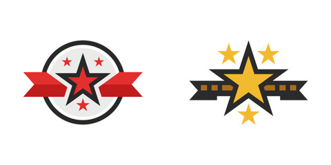 Vector art illustration of stars