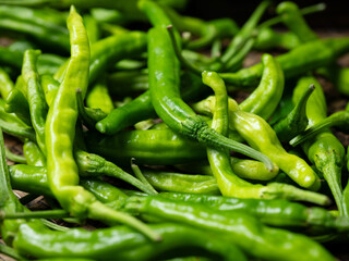 Green Chili Peppers, Fresh ingredients