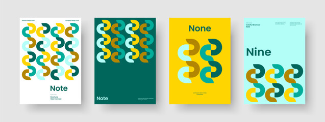 Obraz premium Modern Brochure Design. Isolated Business Presentation Layout. Abstract Flyer Template. Poster. Background. Book Cover. Banner. Report. Journal. Catalog. Advertising. Portfolio. Brand Identity