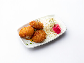 croquettes on a plate