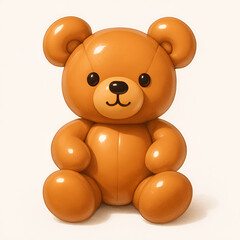 teddy bear on white background