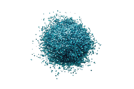 Teal, textured sphere, pixelated, abstract, explosion