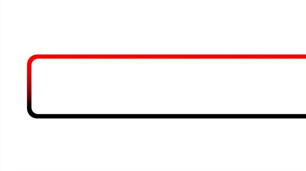 Obraz premium black and red frame on white background with space for text.business border isolated on white