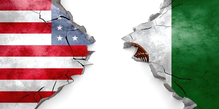  american flag wrecking ball smashing into mexico flag wall 