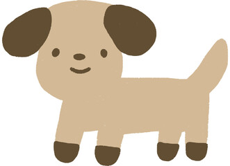Hand-drawn Puppy – Doodle Style Dog Illustration