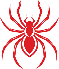 vector illustration of a Spider