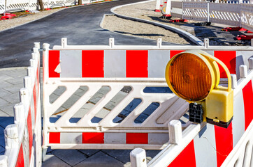 typical security barrier at a street