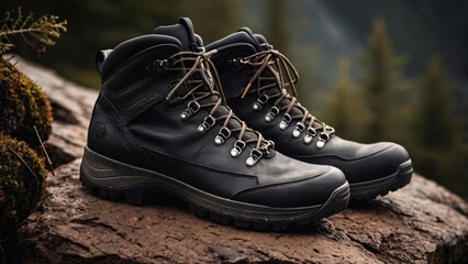 Durable Hiking Boots Conquer Trails with Robust Leather Boots Designed for Rugged Adventures