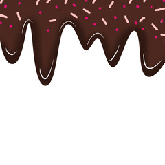 Hand drawn melted chocolate 9