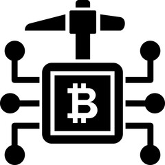 Obraz premium CPU Mining