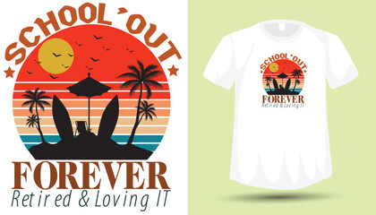 Summer Tshirt Design graphic & vector