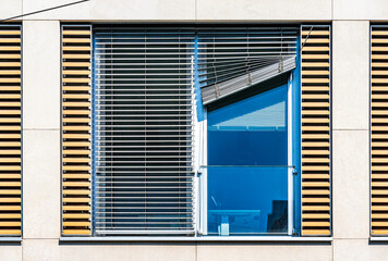 typical windows at an office building