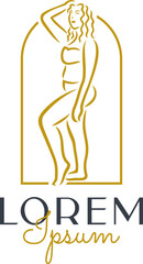 Luxury Woman Bikini Logo Template Vol. 1