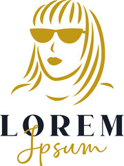 Luxury Woman Eyewear Logo Template Vol. 4