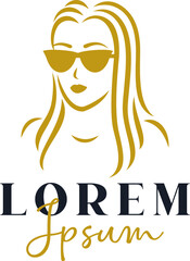 Luxury Woman Eyewear Logo Template Vol. 5