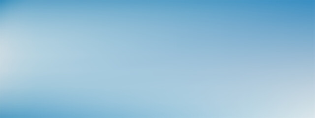 Light mesh gradient background with blue and white blend. Abstract pastel sky with soft blur effect. Cold liquid color transition in minimal design. Vector illustration.
