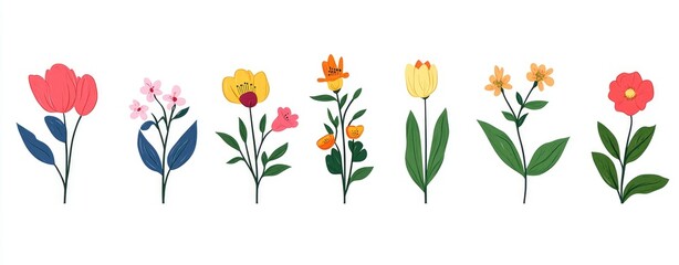 Colorful Floral Illustration