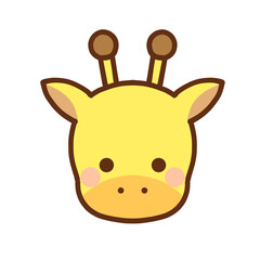 キリンのアップ