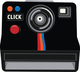 Retro Instant Camera Design