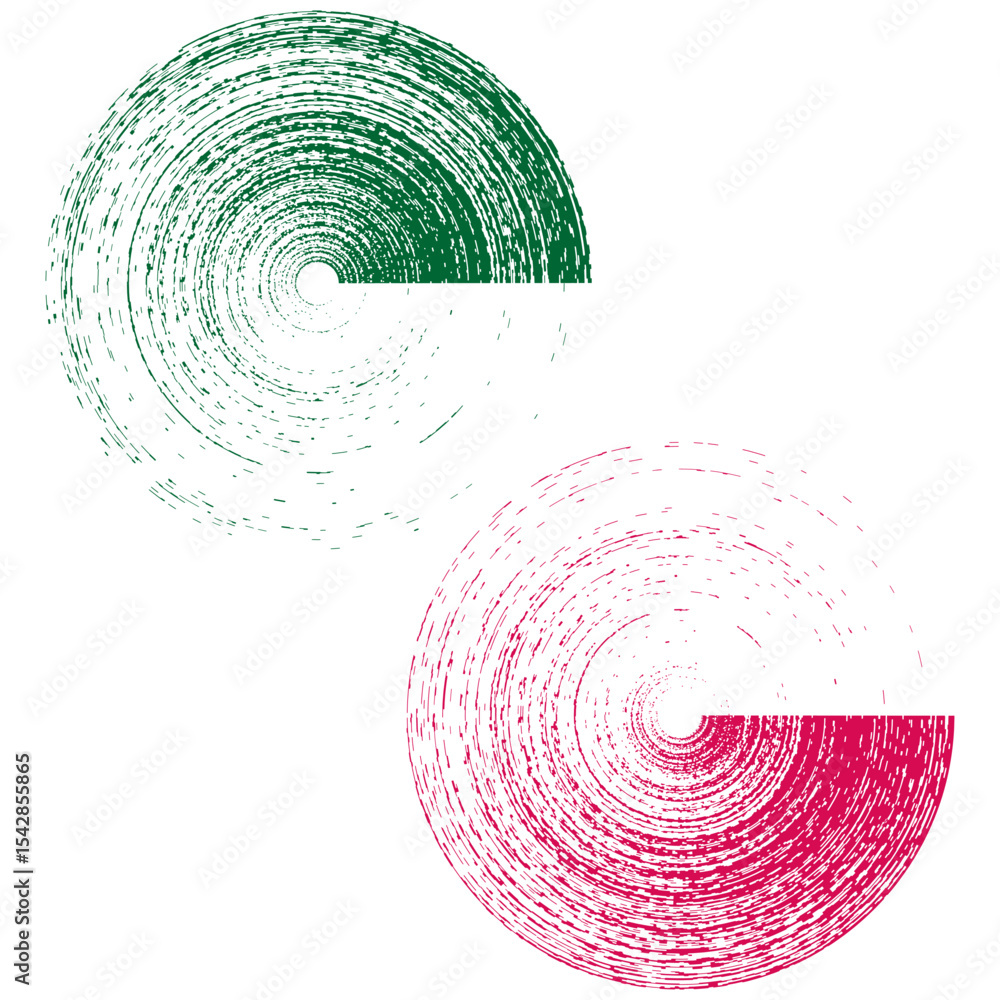 Aufkleber swirling circle texture. abstract vector blend. dynamic color graphic. artistic brush stroke.
