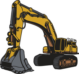 Powerful Excavator Ready for Work