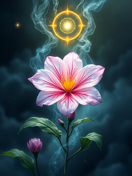 Elpis Flower - the spirit of Hope (Greek mythology) - AI generated