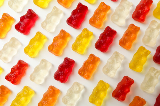 Jelly candy, concept of tasty and sweet food