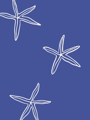 Hand drawn Mediterranean style poster