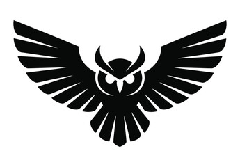 Obraz premium Majestic Owl Wings Spread A Powerful Symbol of Wisdom