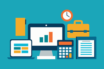 Fototapeta premium Streamlining Business Operations Effective Strategies for Increased Productivity and Efficiency