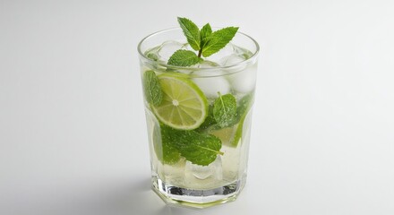 Refreshing Lime and Mint Iced Drink Recipe Cool Summer Beverage