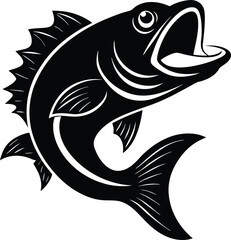 Bass Fish Logo Design