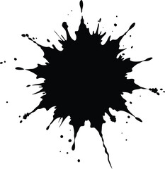 High-Resolution Ink Splatter Texture