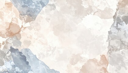 Obraz premium Abstract Watercolor Background Neutral Tones Elegant Design Soft Hues Pastel Shades Marble Texture