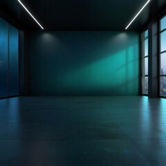 empty room with a window