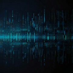 abstract blue background with squares